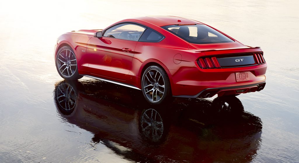 The new Ford Mustang. The new Ford Mustang.